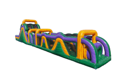 70' Mardi Gras Obstacle Course Combo