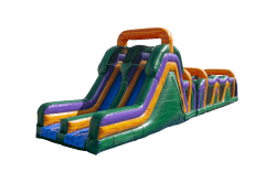 I1186 7020Ft20Mardi20Gras20Obstacle20Course20Front20Load 1 3 70' Mardi Gras Obstacle Course Combo