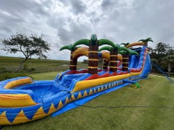 Tropical20Inferno20Double20Lane20Waterslide20Combo20Mount20 1 22' Tropical Inferno Double Lane Slide Combo